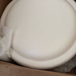 Storage Ottoman With Gold Metal Legs