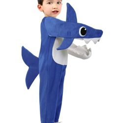 Child Chompin' Daddy Shark Costume with Sound Chip