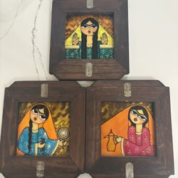 Sets Of Glass Painting 