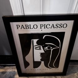Picasso Print – Au Palais des Papes (Framed)