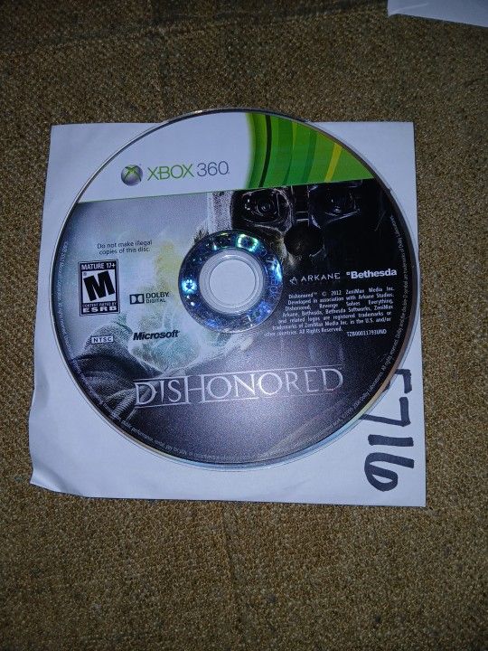 Dishonored For Xbox 360