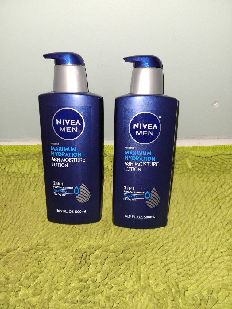 2 Nivea Men Maximum Hydration 3in1 16.9oz 