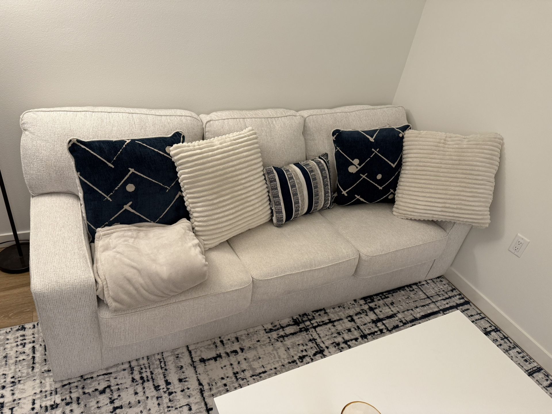 Ashley Sofa With Pillows