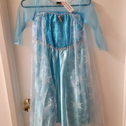 Frozen Elsa Costume Dress-Child Size Med/Lg  (price is  not negotiable)