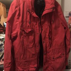 Lnew American Eagle Hooded Jacket Extra-Large Very Nice Only $40