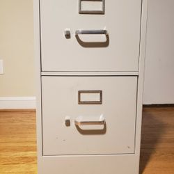 HON 2 Drawer Metal Cabinet