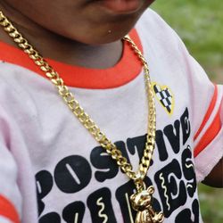 I Deliver I Ship 14k Gold Plated Chain For Kids Or Babies