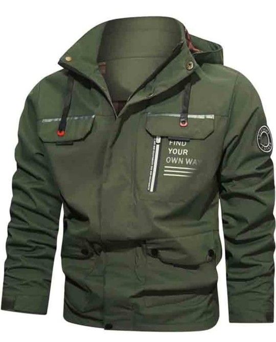 Green Men's Jacket, XL,New, $40