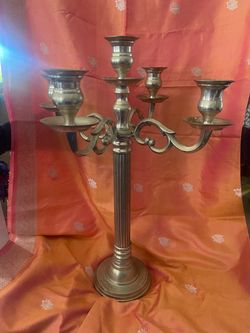 India Silver Candelabra