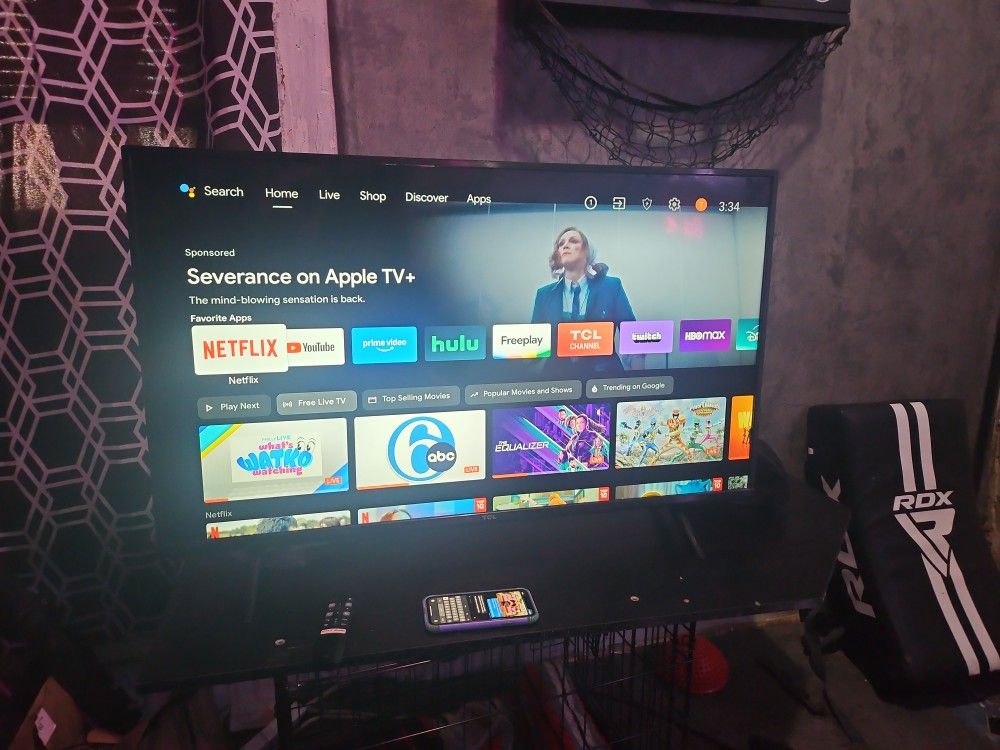 TCL 43in Smart TV With 4k HDR