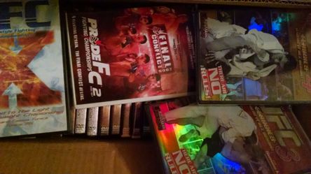 MMA UFC Pride Fighting DVDs NEW