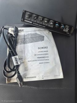 Brand new mixer shure