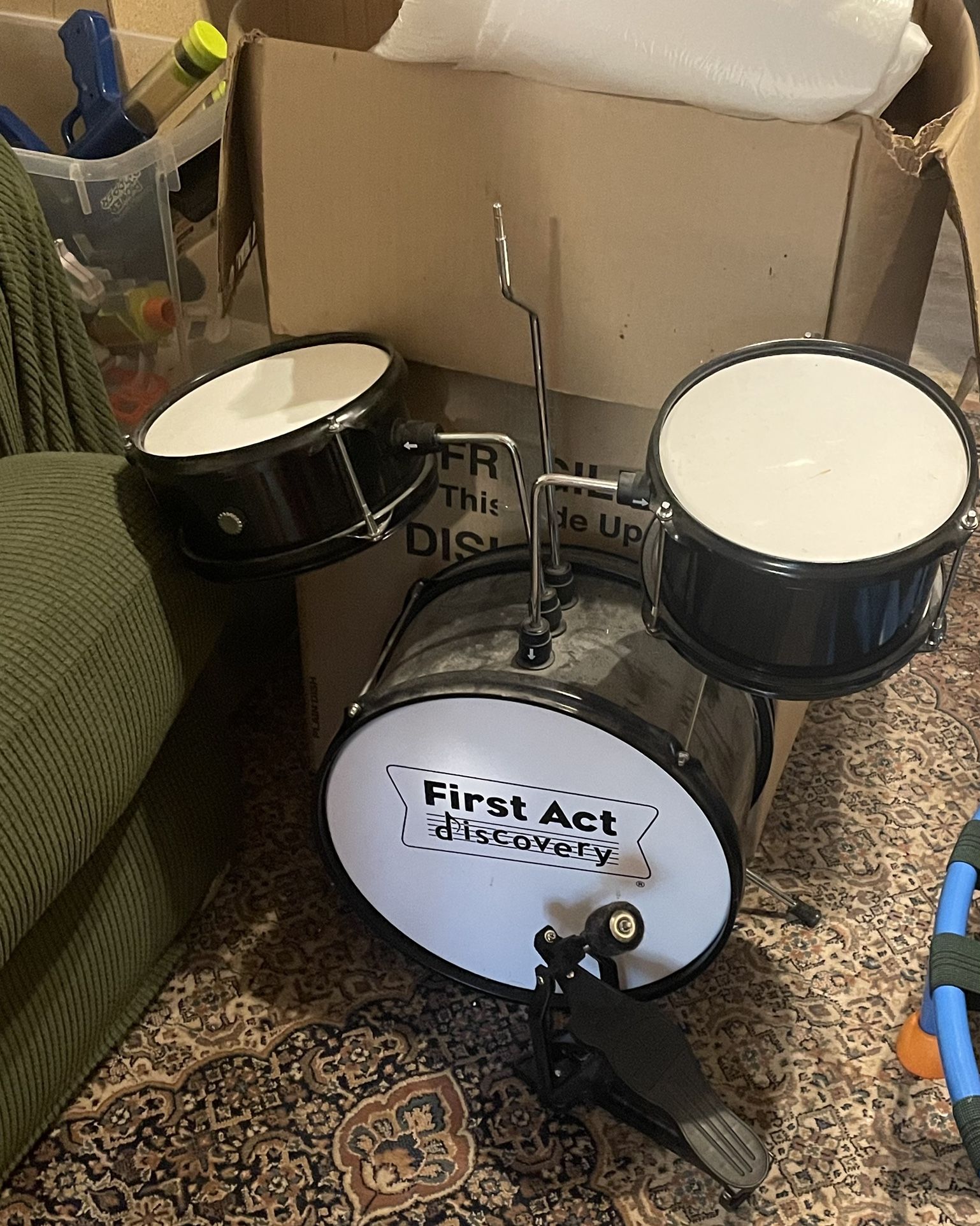 πΆ First Act Discovery Kids Drum Set β Black