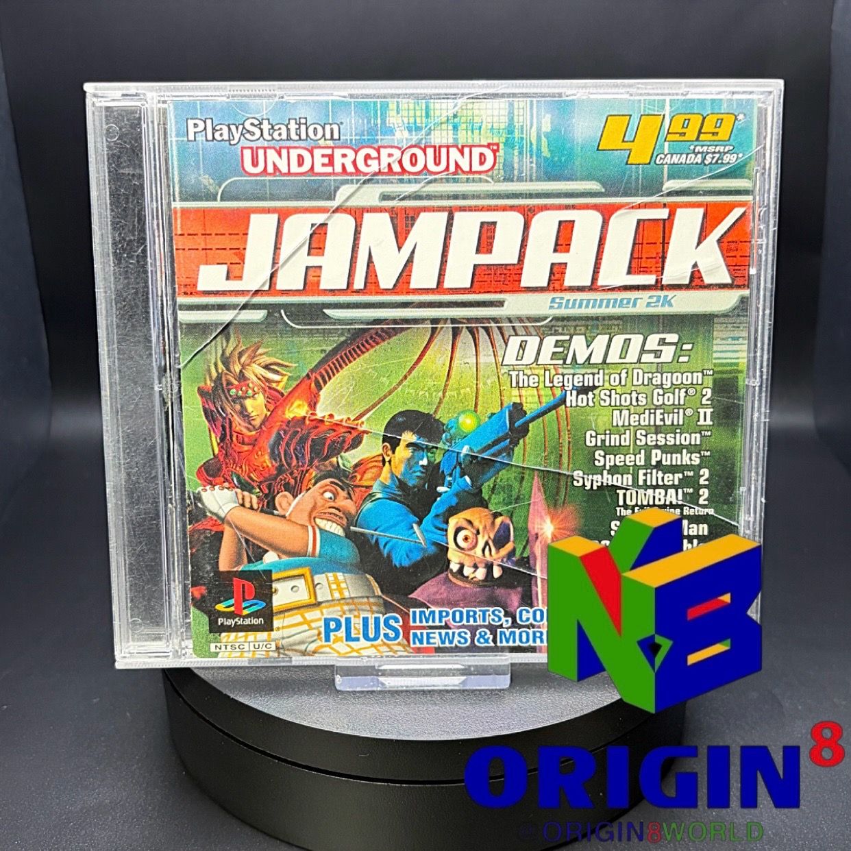 PlayStation Underground Jampack: Summer 2K (PS1) Playstation 1 CIB complete
