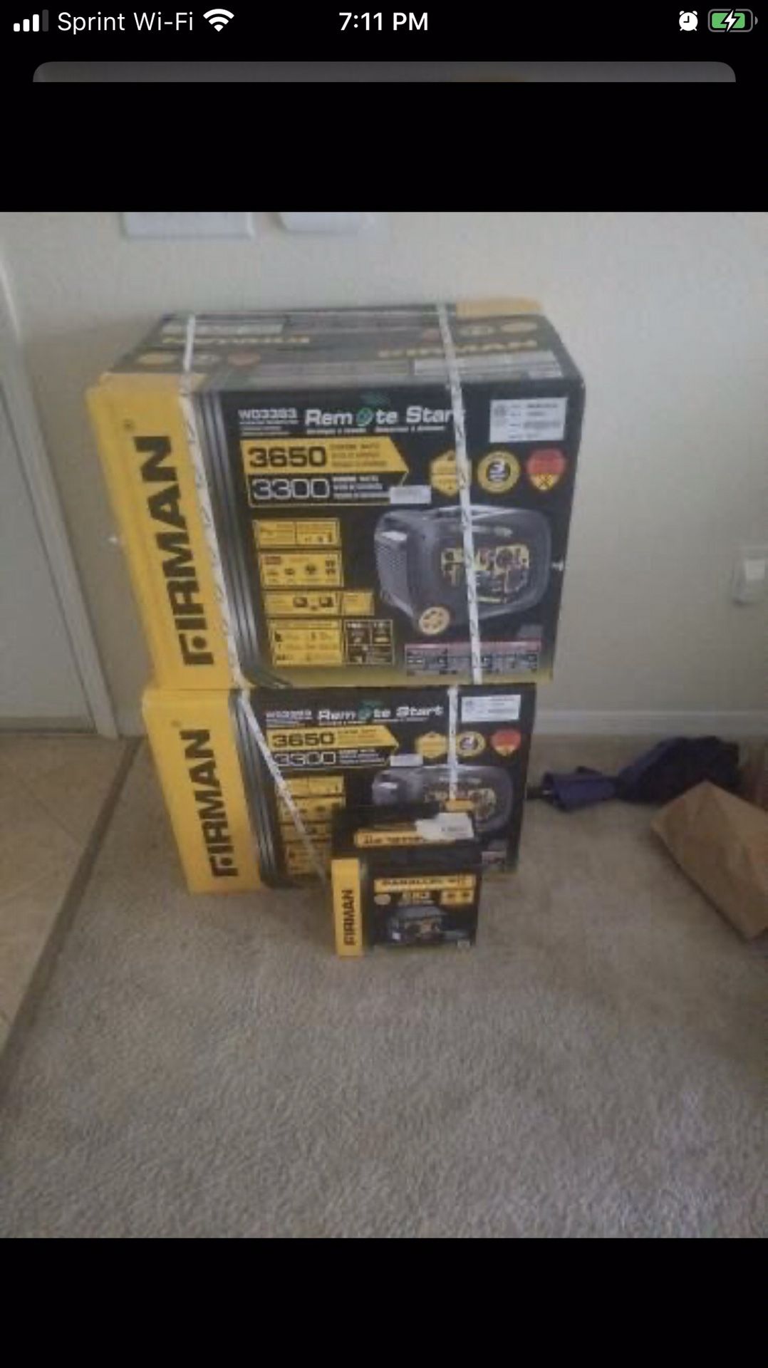 Generators brand new in box