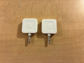 Square Headphone Jack Magstripe Card Readers (Pack of 2, UNTESTED)