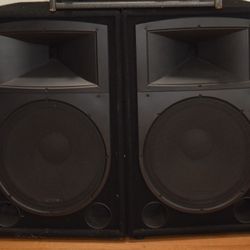 Samson Resound DJ Speakers RS15  (2pc) *Tested*  