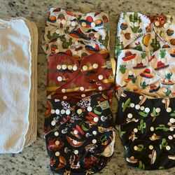 Cloth Diapers And Inserts