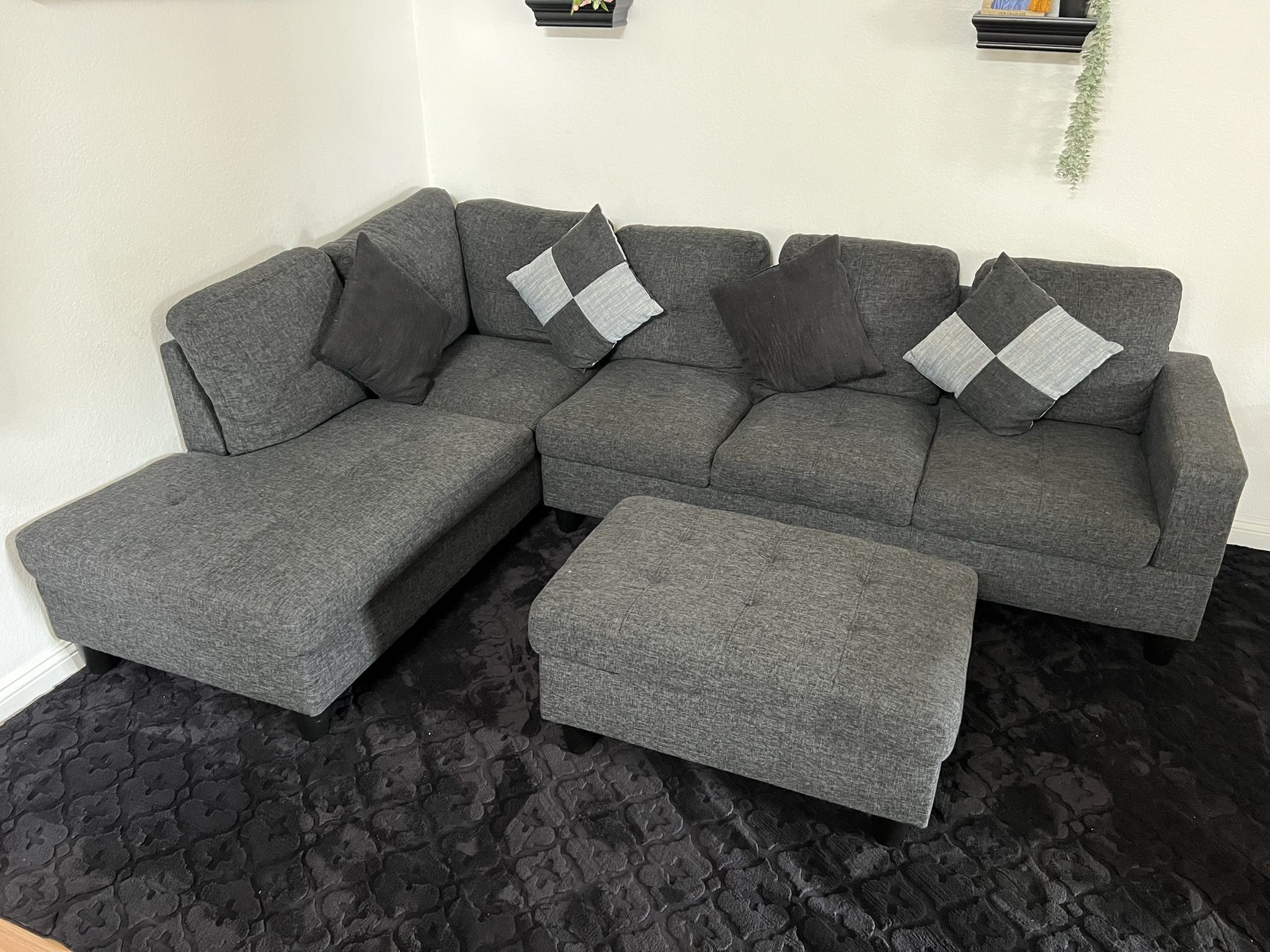L Couch Grey 