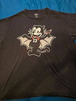 Lucky 13 Vampire Cat Graphic T-Shirt 2X