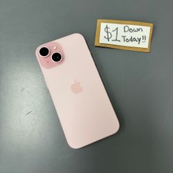 Apple iPhone 15 Unlocked -90 Day Warranty-$1 DOWN-NO Credit Needed