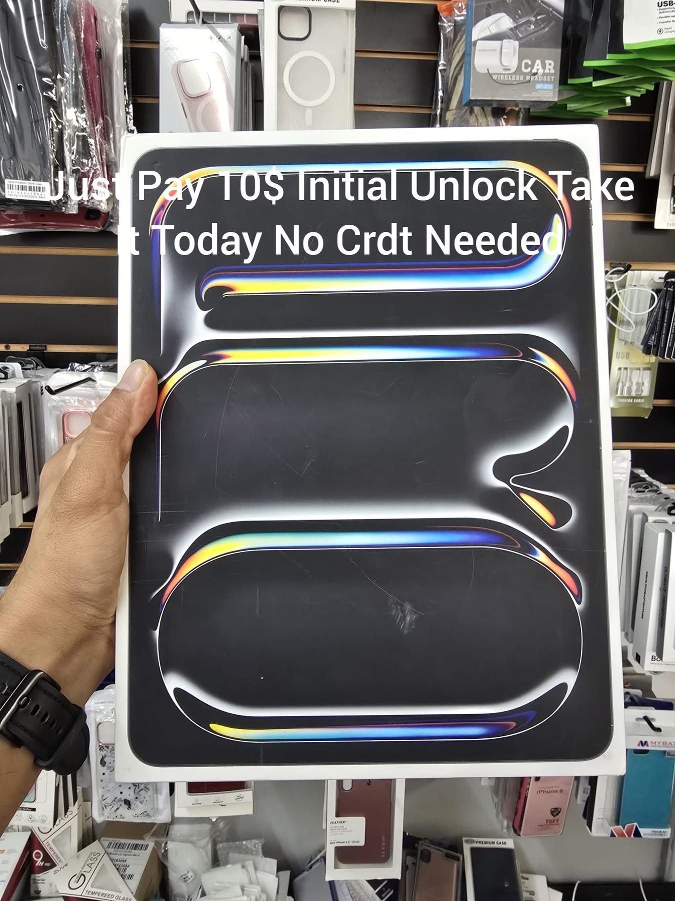 IPad Pro M5 13 inch New Pay Low down no Crdt needed