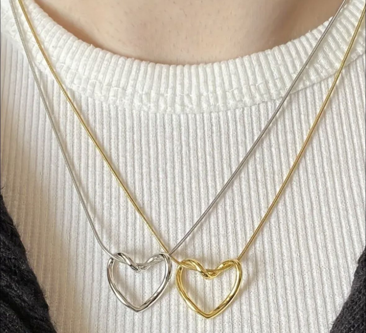 Twisted Heart Necklace