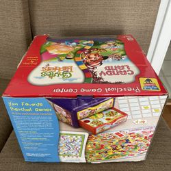 Preschool Game Center Including 4 Games With Storage Container