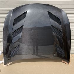 New 2008 - 2015 Infiniti G Coupe G37 Q60 VIS Racing AMS Style Carbon Fiber Vented Hood 