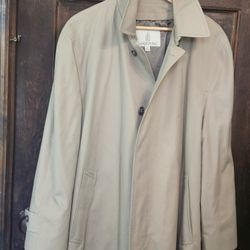 Mens' Vintage London Fog Raincoat W/zip Out Lining 