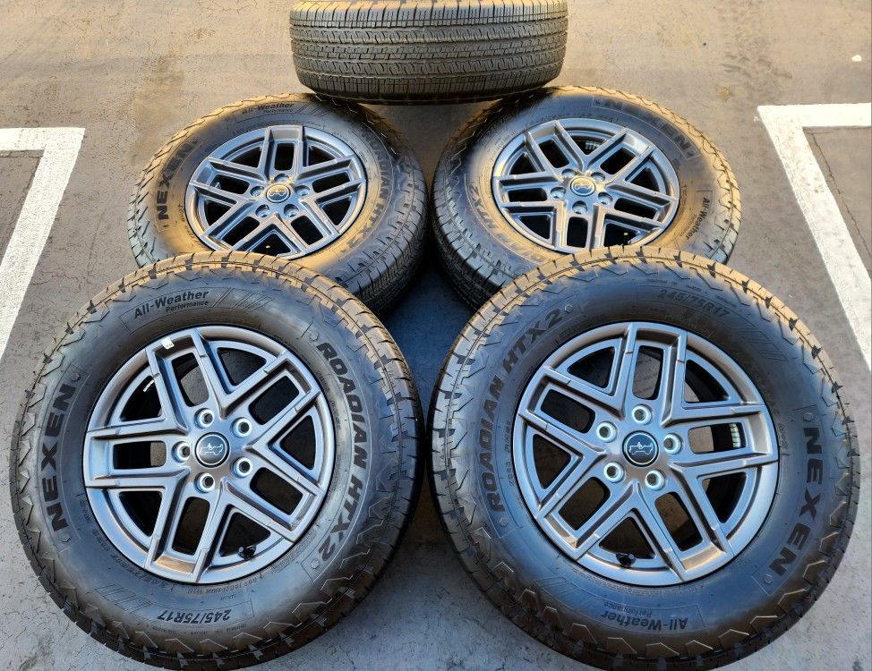17" Jeep Wrangler New Wheels and Tires