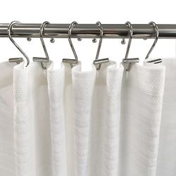 Simply Essential Bar Shower Curtain Hooks in Chrome (Set of 12) (New never used) OBO
