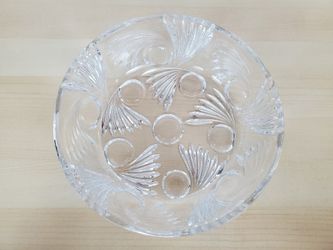Crystal Bowl with Circular Pattern