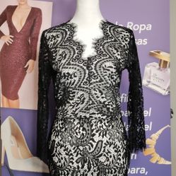 Vestido De Encaje Size S