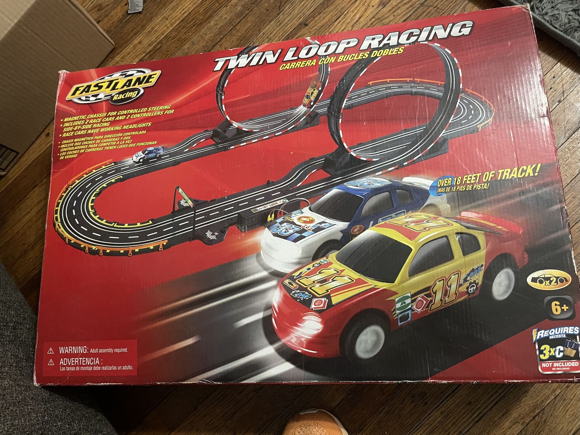 Fast lane twin Loop racing cars set