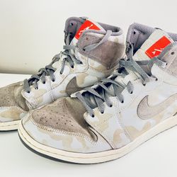Jordan 1 2017 High Top Grey Camo Size 11