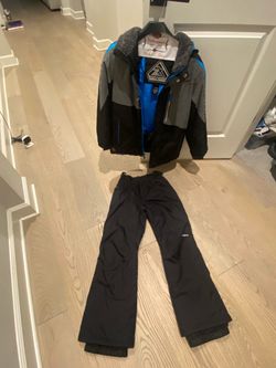 Ski jacket + pants boys, size 10-12