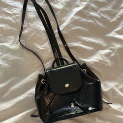 NDeaRoSe Black Mini Backpack 