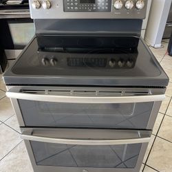 GE Electric Stove Double Oven 