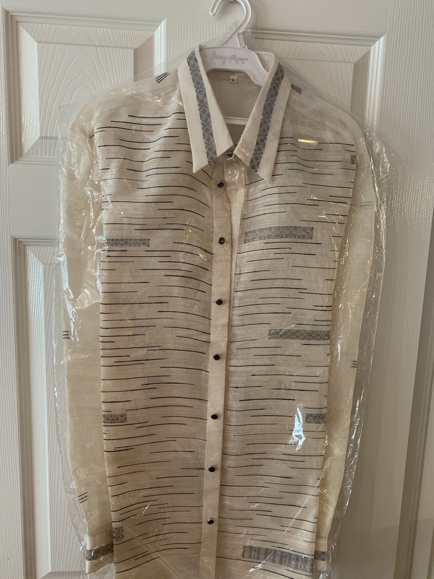 Men’s Filipino Philippines barong dress shirt XL