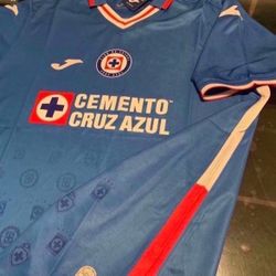 New! Cruz Azul 2023 Jersey Home Comes With A Free Waterproof Decal Small  