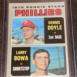 1970 Rookie Stars Dennis Doyle/Larry Bowa Phillies
