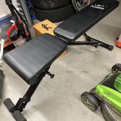 FLYBIRD Weight Bench, Adjustable Strength Training Bench for Full Body Workout with Fast Folding-New Version