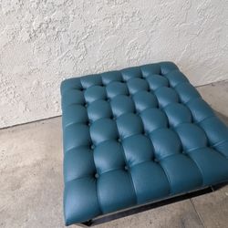 Leather Ottoman 
