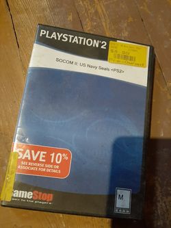 Socom 2 US navy seals playstation 2 game