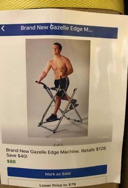 Brand New Gazelle Edge Machine