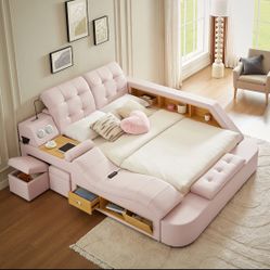Smart Multifunctional Bed Queen/King  Ask For Price*
