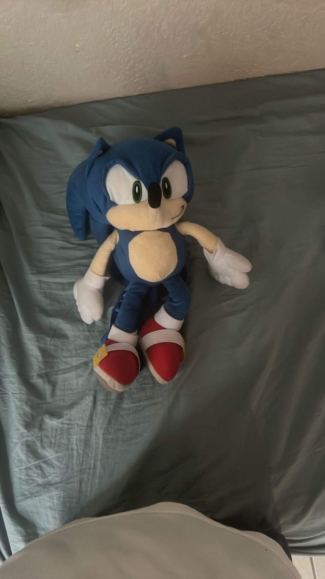 sonic the hedgehog plushie backpack