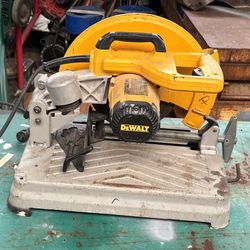 DeWalt D28175 15 amp Cutoff Saw 14” Blades