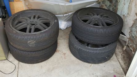 20" Fierro Rims with Low Pro Tires an Nitro!